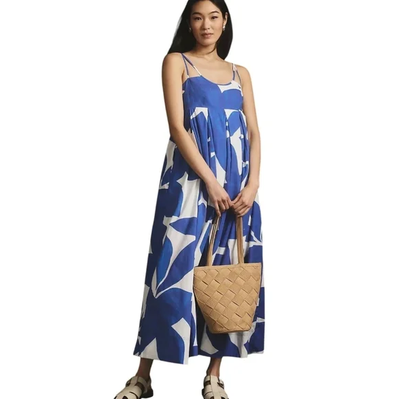 chinese dress ladies Odd Molly Anthropologie Floral Printed Long Maxi Dress S1  White Chocolate  Couture